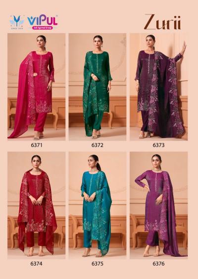 Vipul zurii silk dress material wholesale